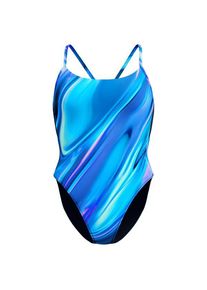 Speedo Printed Racerback 1 Piece Badeanzug Damen (Gr XL |blau)