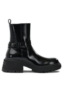 Jimmy Choo Stiefel - "Conny Flat" Ankle Boots - Gr. 36 (EU) - in Schwarz - f&uuml;r Damen