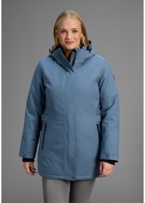 Polarino sheego Gro&szlig;e Gr&ouml;&szlig;en Funktionsparka, grau-blau, Gr&ouml;&szlig;e 42 - Damen