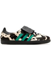 Adidas Low-Top Sneaker - Samba Lt W Cblack/lucblu/goldmt - Gr. US_13 - in Schwarz - f&uuml;r Damen