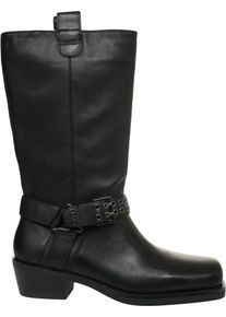 Liu Jo Stiefel - Leather texan boots - Gr. 40 (EU) - in Schwarz - f&uuml;r Damen