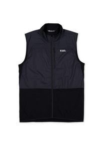 Mons Royale Diversion Merino Wind Vest Fahrradweste Herren (Gr L |schwarz/blau)