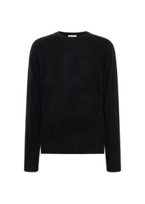 KnowledgeCotton Apparel O-Neck Wool Knit Wollpullover Herren (Gr L |schwarz)