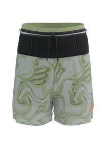 Compressport Trail Racing 2-In-1 Short Laufshorts Men (Gr XL |oliv)