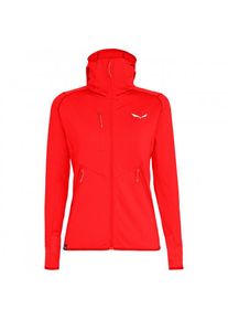 Fleecejacke Salewa Agner Hybrid Polarlite Fullzip Hoody Damen (Gr 34 |rot)