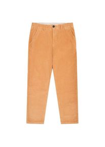 KnowledgeCotton Apparel 14 Wales Chuck Corduroy Chino Freizeithose Herren (Gr 34 |orange)