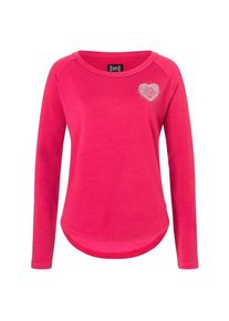 super.natural Little Heartwood Crew Merinopullover Damen (Gr XS |rosa)