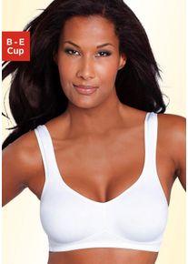 sheego Große Größen T-Shirt-BH, weiß, Größe 95C - Damen
