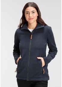 Polarino sheego Große Größen Fleecejacke, marine, Größe 34 - Damen