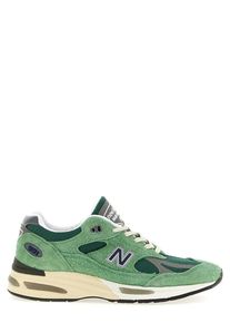New Balance Low-Top Sneaker - 'Made In Uk 991V2' Sneakers - Gr. 9_5 - in Gr&uuml;n - f&uuml;r Damen