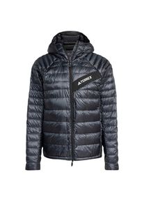 adidas terrex Terrex Techrock Climawarm+ Down Hooded Daunenjacke Herren (Gr L |blau/grau)