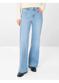 Brax Damen Five-Pocket-Hose Style MAINE USED LIGHT BLUE, denim hellblau, Gr. 40