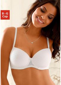 Lascana sheego Große Größen Schalen-BH, weiß, Größe 85G - Damen