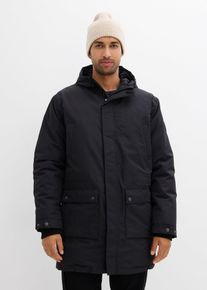 bonprix Wasserdichter Funktionsparka mit Echtdaunen, schwarz, Gr.54, Modischer Thermo Parka. Der Parka wurde mit recycelten Daunen produziert und ist von innen gesteppt. Zu dem besitzt der Parka diverse Funktionen., aus Daunen