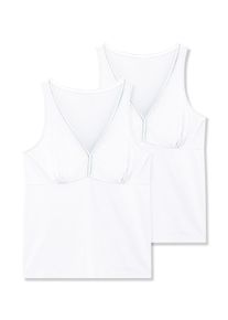 Nina von C. sheego Gro&szlig;e Gr&ouml;&szlig;en Achselhemd im Doppelpack, wei&szlig;, Gr&ouml;&szlig;e 38 - Damen