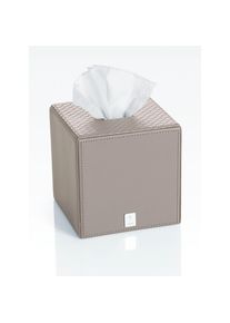 JOOP! Papierspender Bathline, Grau, Beige, Kunststoff, eckig, 13.3x13.3x13.3 cm, Badaccessoires, Waschplatzzubeh&ouml;r, Kosmetikdosen