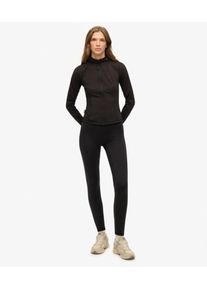 Superdry Damen Studios Leggings Black - Gr&ouml;&szlig;e: 44 212353110024402A025