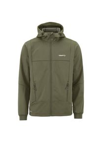 Softshelljacke Craft Core Backcountry Hood Jacket Herren (Gr S |oliv |wasserdicht)