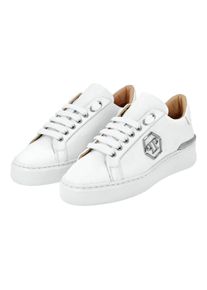 Philipp Plein Low-Top Sneaker - Sneaker Monogram - Gr. 37 (EU) - in Wei&szlig; - f&uuml;r Damen