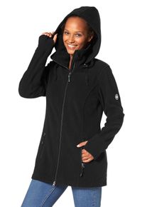 Polarino sheego Große Größen Fleecejacke, schwarz, Größe 54 - Damen