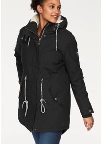 Polarino sheego Gro&szlig;e Gr&ouml;&szlig;en Funktionsparka, schwarz, Gr&ouml;&szlig;e 48 - Damen