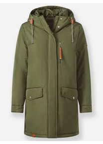 sheego Große Größen Regenjacke mit Wattierung, oliv, Größe 40 - Damen