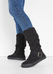 bonprix Winter Stiefel, schwarz, Gr.40, Sch&ouml;ner Winterstiefel im Casual-Look, aus Vegan