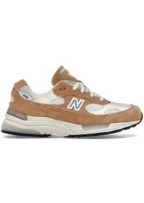 New Balance Low-Top Sneaker - New Balance 992 MiUSA Sweet Caramel - Gr. 42 (EU) - in Wei&szlig; - f&uuml;r Damen