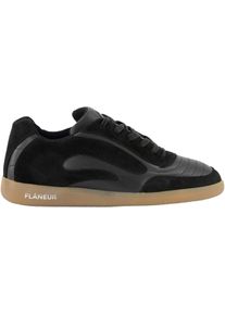 Fl&acirc;neur Low-Top Sneaker - Tivoli Runner Black - Gr. 45 (EU) - in Schwarz - f&uuml;r Damen
