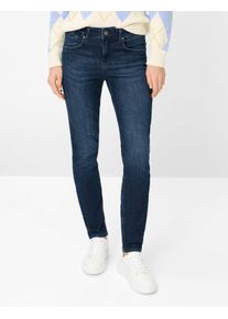 Brax Damen Five-Pocket-Hose Style SHAKIRA USED REGULAR BLUE, denim blau, Gr. 42