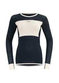 Langarm Unterhemde DEVOLD Wool Mesh Shirt Damen (Gr L |blau)