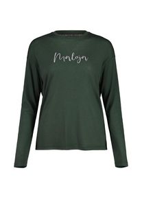 Merinoshirt maloja FuschlseeM. Puzzle Damen (Gr L |deep forest)