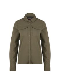 Bluse Craghoppers Nosilife Pro Langarm Bluse V Damen (Gr 34 |oliv)
