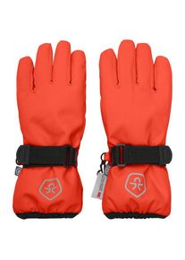 Color Kids Gloves Waterproof Handschuhe Kinder Ski (Gr 6-8 Years |rot |wasserdicht)