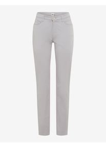 Brax Damen Five-Pocket-Hose Style MARY LIGHT GREY, hellgrau, Gr. 50