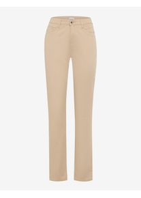 Brax Damen Five-Pocket-Hose Style CAROLA ALMOND, hellbraun, Gr. 40L
