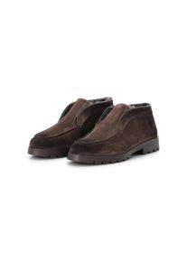 Santoni Low-Top Sneaker - Desert Boots mit Lammpelz - Gr. 36 (EU) - in Braun - f&uuml;r Damen