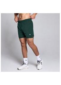 Myprotein MP Herren 13 cm 2-in-1 Training Shorts &ndash; Dunkles Smaragdgr&uuml;n - XS