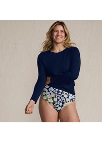 LANDS' END Badeshirt in Lang-Gr&ouml;&szlig;e, Damen,  Blau, Nylon-Mischung, by Lands' End