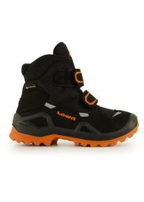 Lowa Milo Evo GTX Mid Junior Winterschuhe Kinder Alltag (Gr 35 |schwarz |wasserdicht)