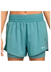 Nike Dri-FIT One 3'' 2-in-1 Laufshorts Women (Gr XS |t&uuml;rkis)