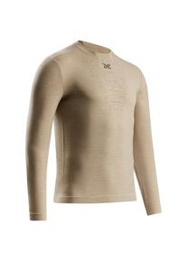 X-Bionic Mightywool Shirt L/S Merinounterw&auml;sche Herren (Gr XL |beige)