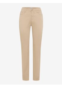 Brax Damen Five-Pocket-Hose Style MARY ALMOND, hellbraun, Gr. 38L