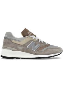 New Balance Low-Top Sneaker - New Balance 997 MiUSA Light Mushroom Mirage Grey - Gr. 40 (EU) - in Braun - f&uuml;r Damen