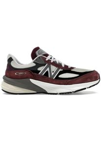 New Balance Low-Top Sneaker - New Balance 990v6 MiUSA Dark Ember Afterglow - Gr. 37,5 (EU) - in Wei&szlig; - f&uuml;r Damen