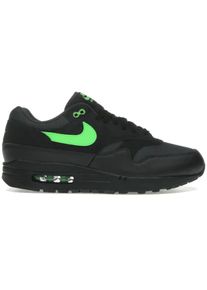 Nike Low-Top Sneaker - Nike Air Max 1 Essential Black Green Strike - Gr. 44 (EU) - in Schwarz - f&uuml;r Damen