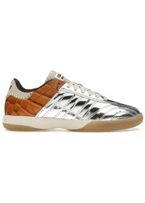 Adidas Low-Top Sneaker - Adidas Samba Millennium Wales Bonner Silver Metall - Gr. 36_2_3 - in Gunmetal - f&uuml;r Damen