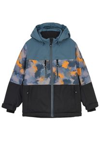 Color Kids Ski Jacket Colorblock 2 Chest Pockets Skijacke Kinder (Gr 116 |schwarz |wasserdicht)
