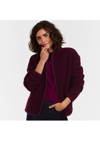 LANDS' END Teddy-Jacke, Damen,  Rot, Polyester, by Lands' End