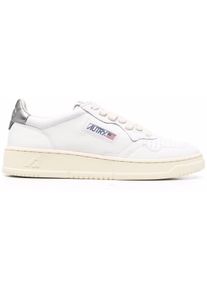 Autry Low-Top Sneaker - Medalist 01 Low Sneakers &ndash; White - Gr. 39 (EU) - in Beige - f&uuml;r Damen